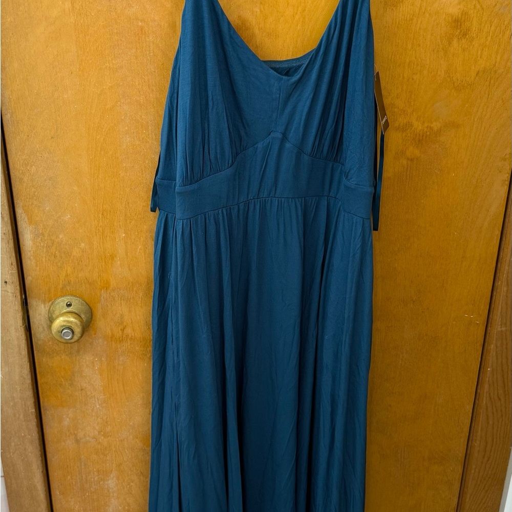 Torrid Legion Blue Maxi Supersoft Tiered Sundress